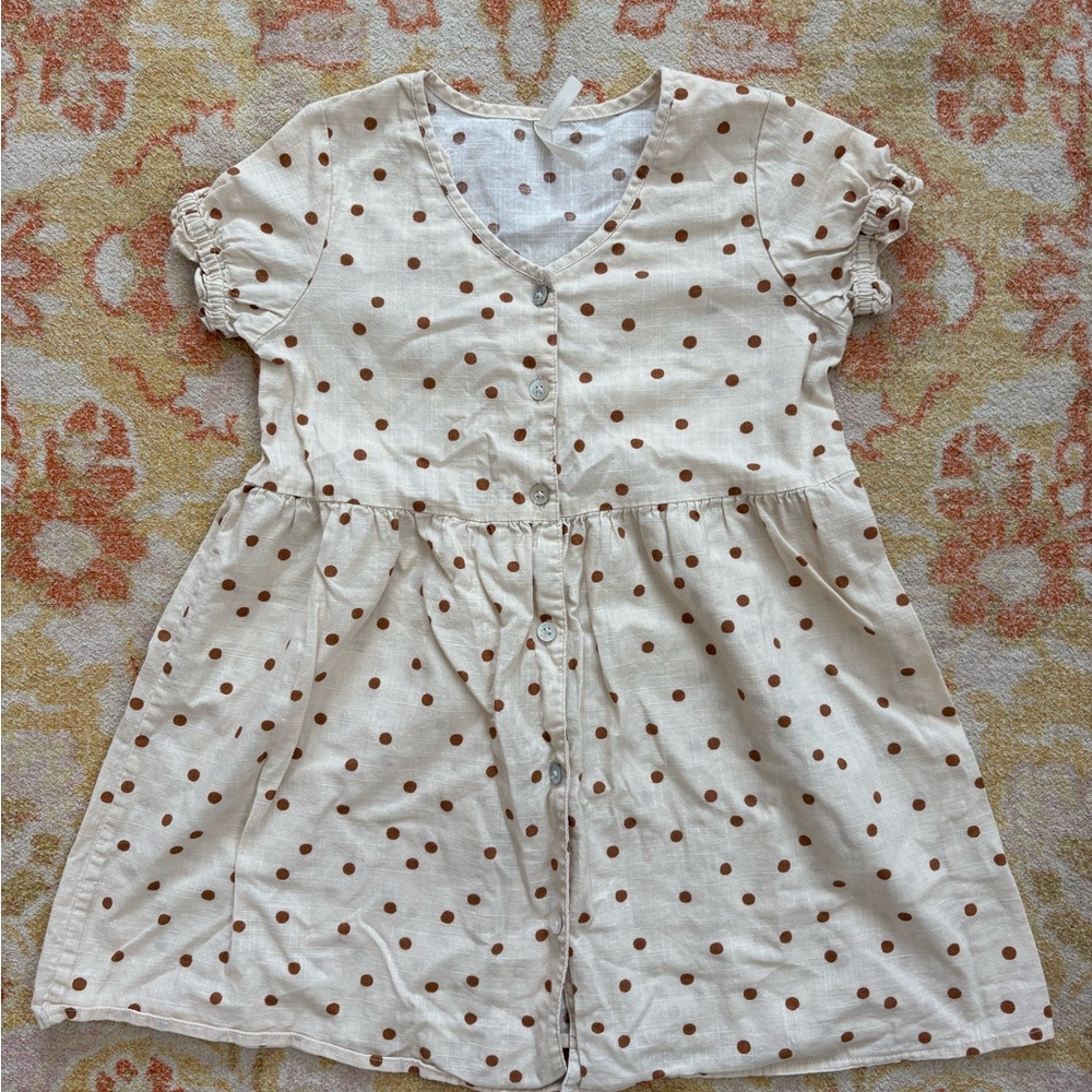 Rylee + Cru Polka Dot Kids Dress